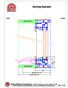 awning vinyl window cross section