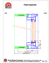 fixed casement vinyl window cross section