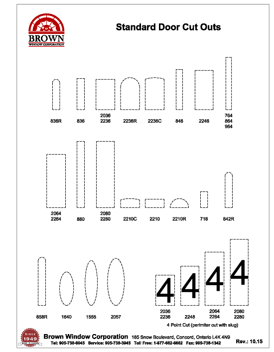 standard door cut outs pdf download