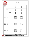 awning vinyl window cross section