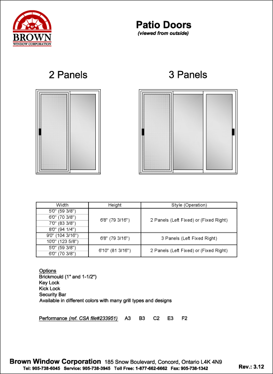 Patio Door